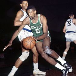 Bill Russell in action
